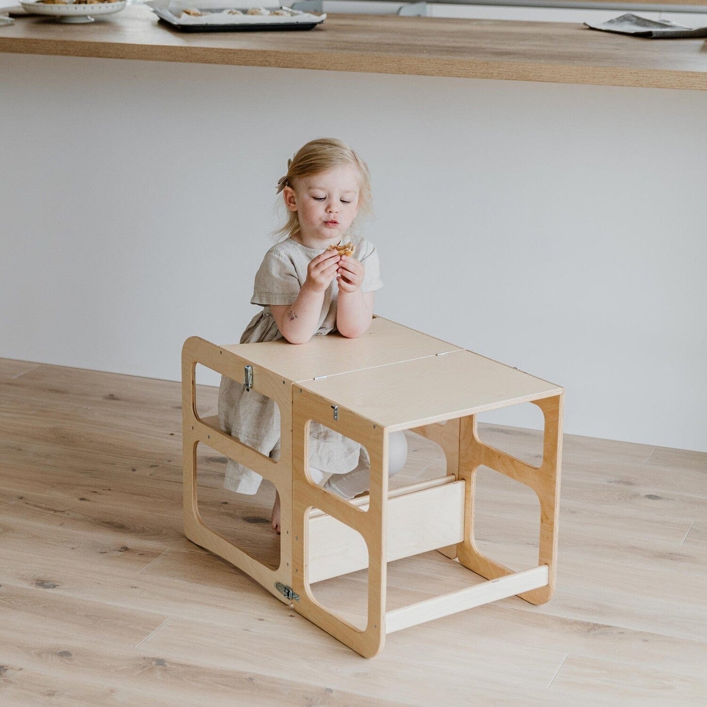 Montessori House Bed 2in1 Kitchen Tower / Table & Chair