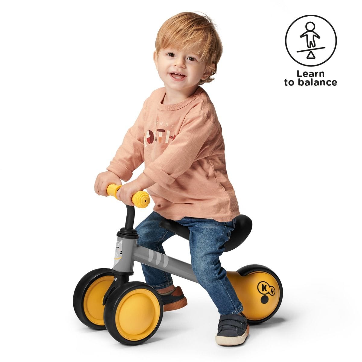 Kinderkraft Balance Bike CUTIE - Yellow