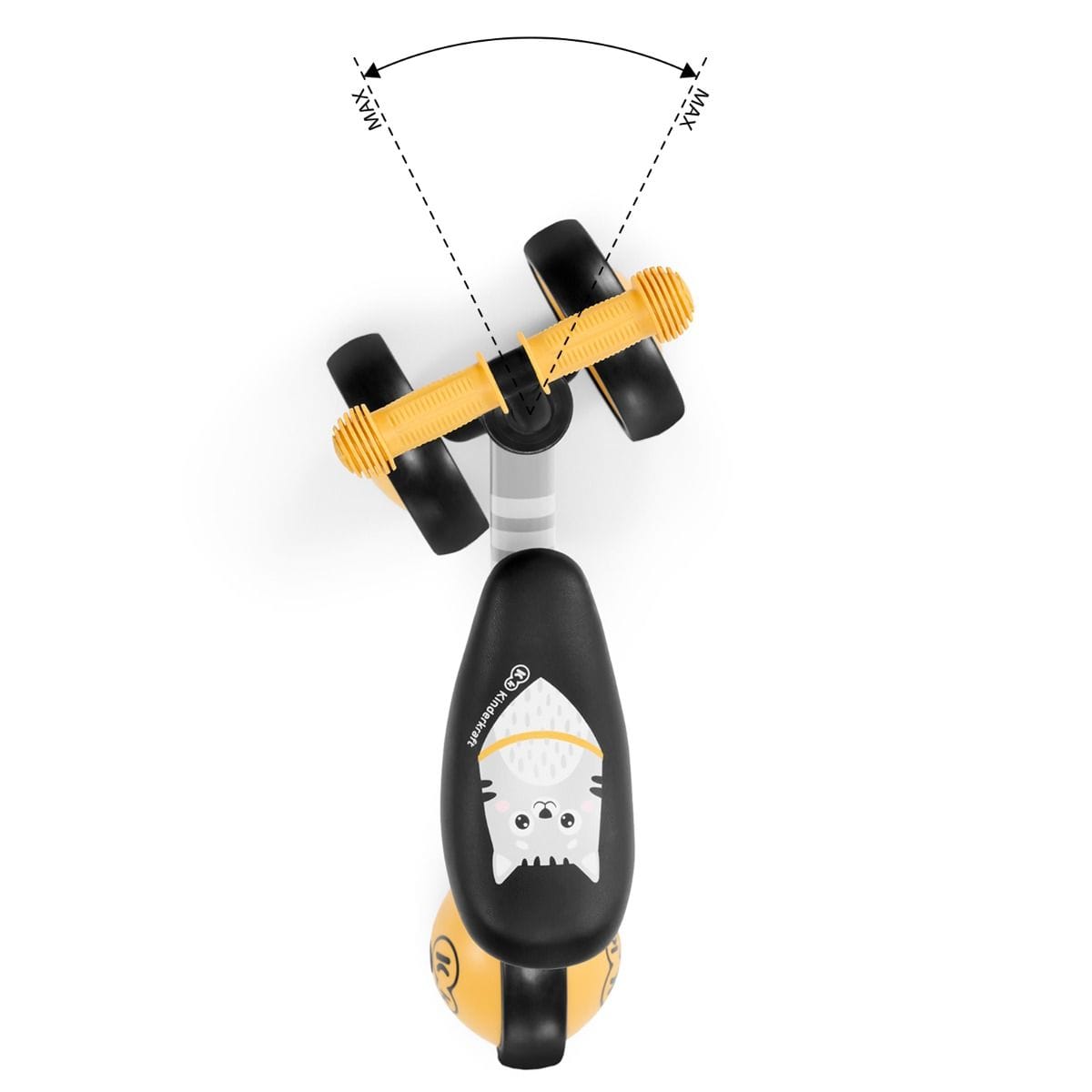 Kinderkraft Balance Bike CUTIE - Yellow
