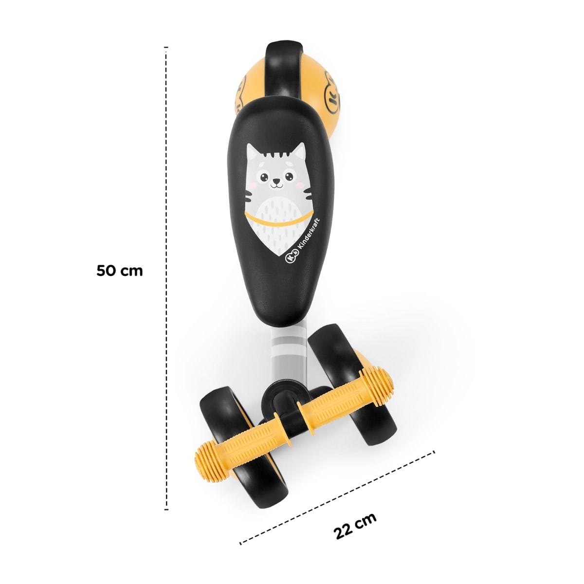 Kinderkraft Balance Bike CUTIE - Yellow