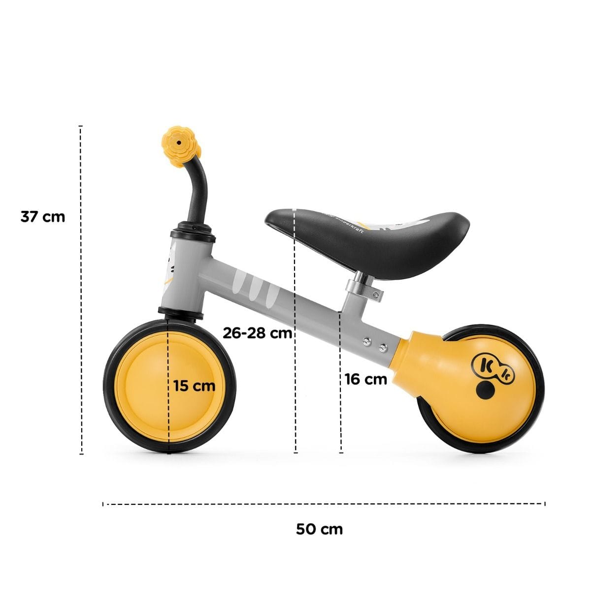 Kinderkraft Balance Bike CUTIE - Yellow
