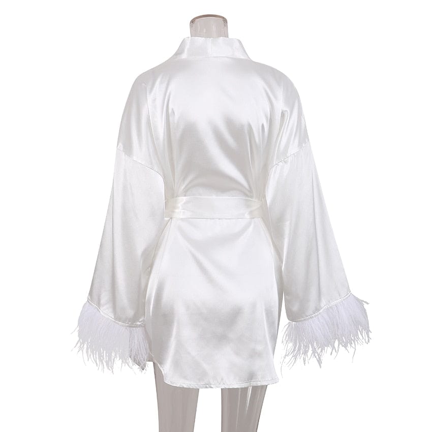 cudo Nightwear Canes Venatici bathrobe with decorative sleeves