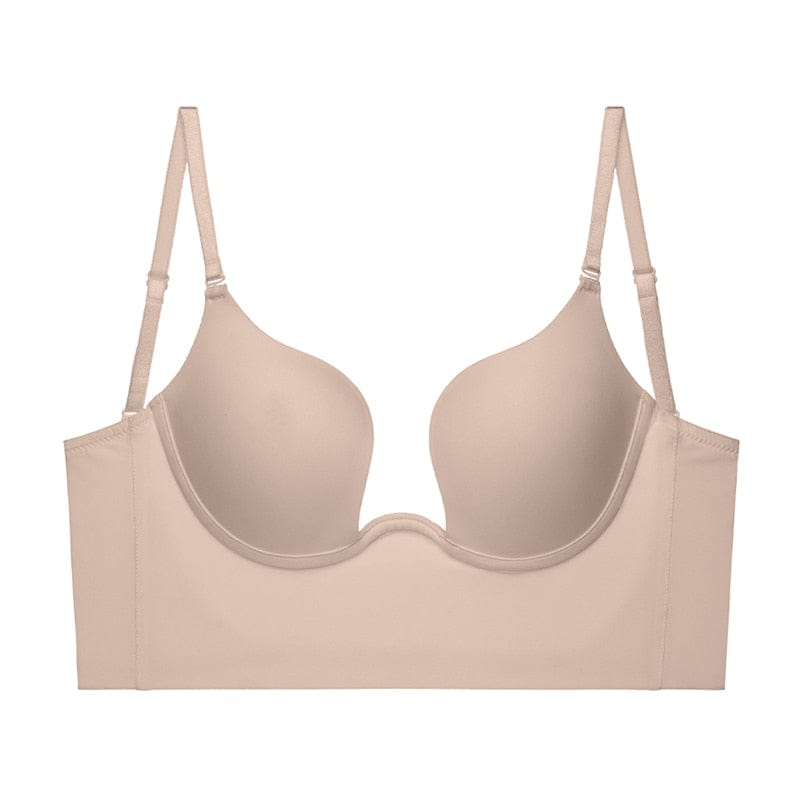 cudo Beige / 70A Chamaeleon Low-Closure Push-Up Bra