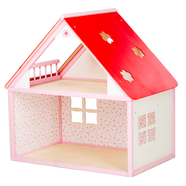 ROOSI Traditional Toys Dollhouse Country - Pink