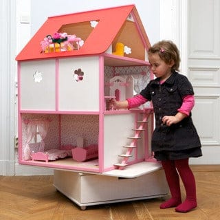 ROOSI Traditional Toys Dollhouse Roosi Villa - Pink
