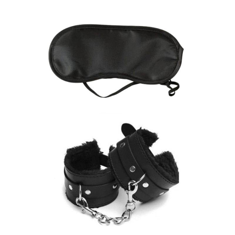 cudo Accessories Black Serpens handcuffs + wristband set