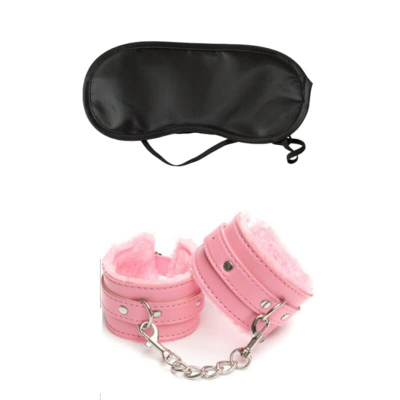 cudo Accessories Pink Serpens handcuffs + wristband set