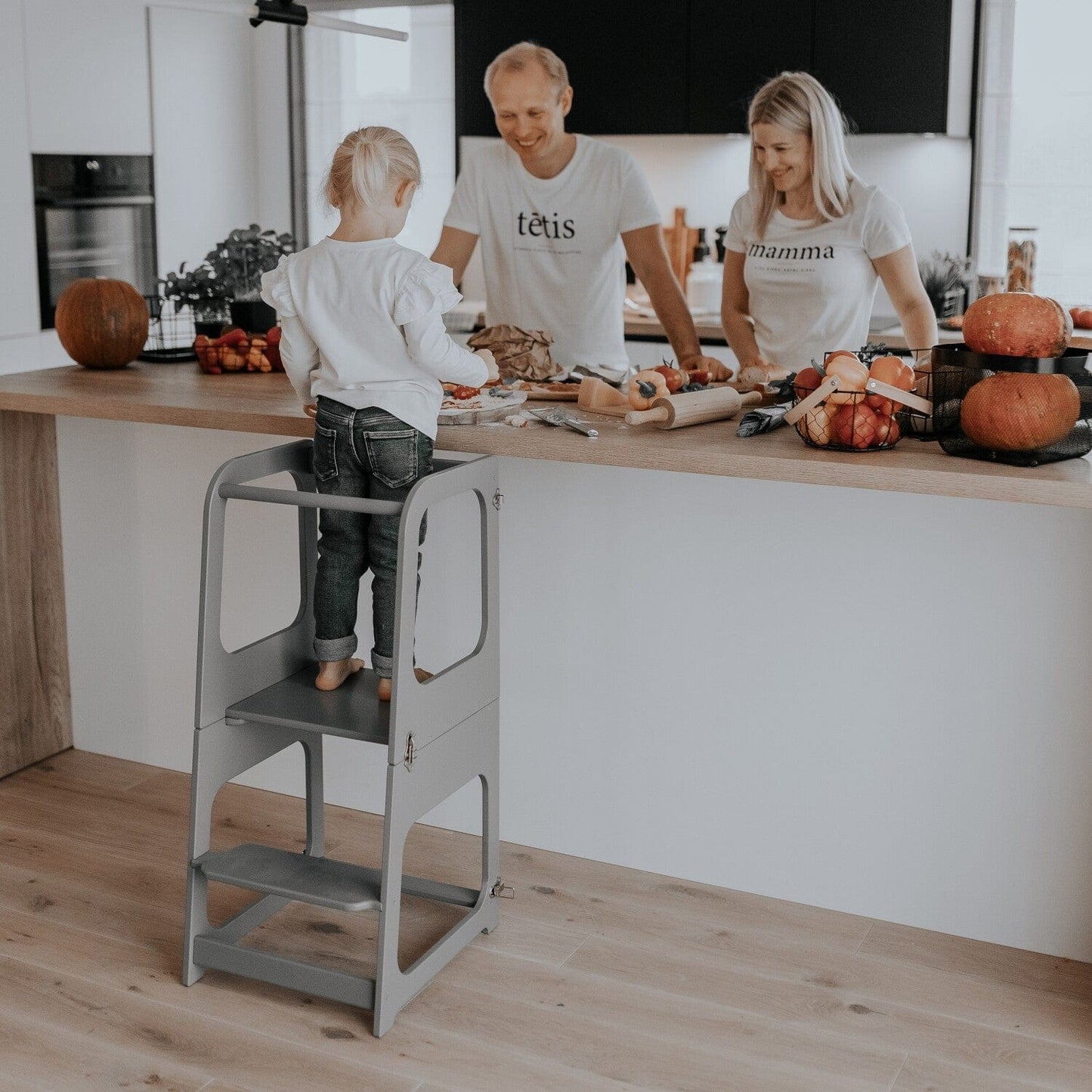 Montessori House Bed Transformable Kitchen Tower / Table & Chair