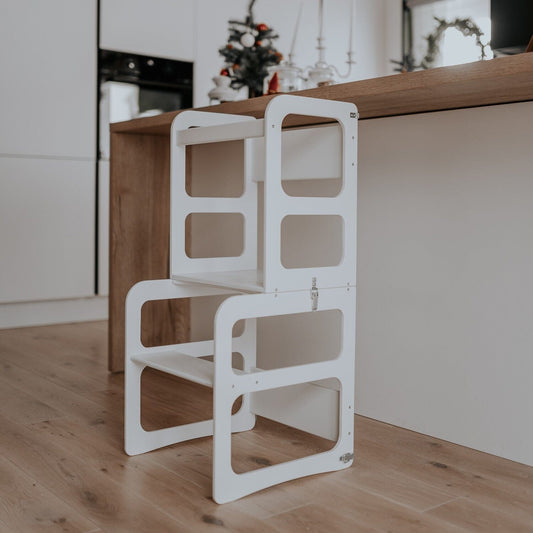 Montessori House Bed 2in1 Kitchen Tower / Table & Chair