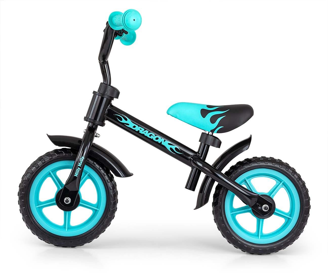 Milly Mally Balance Bike DRAGON - Black