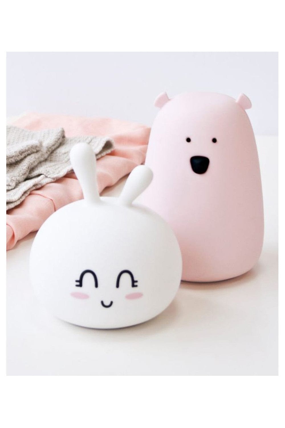 Rabbit & Friends Bunny Silicone Lamp - White
