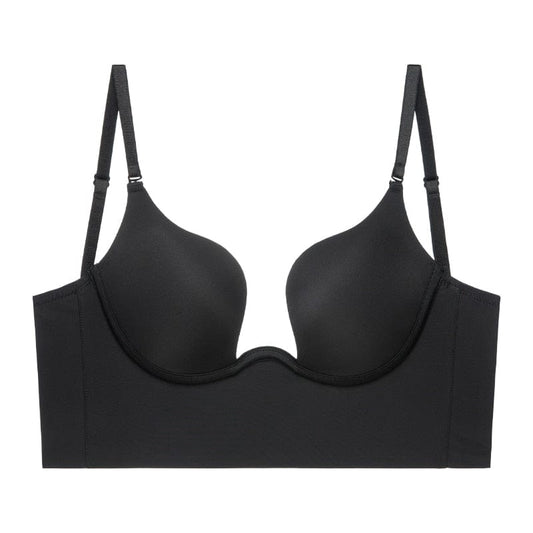cudo Black / 70A Chamaeleon Low-Closure Push-Up Bra