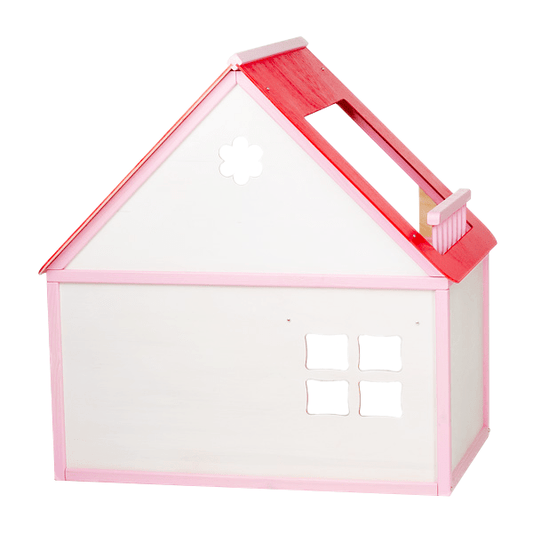 ROOSI Traditional Toys Dollhouse Country - Pink