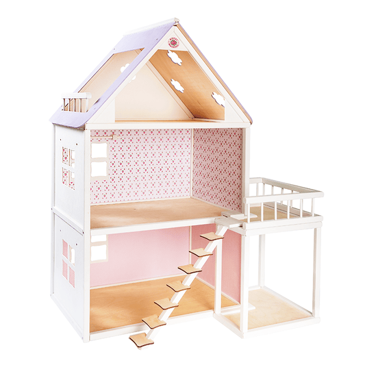 ROOSI Traditional Toys Dollhouse Country - White