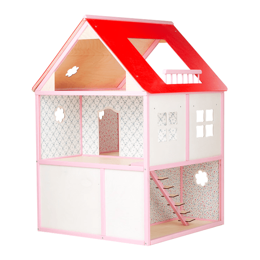 ROOSI Traditional Toys Dollhouse Roosi Villa - Pink