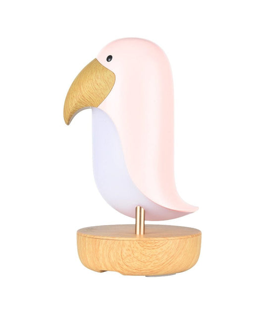 Rabbit & Friends Lamp with Speaker - Pink Bird
