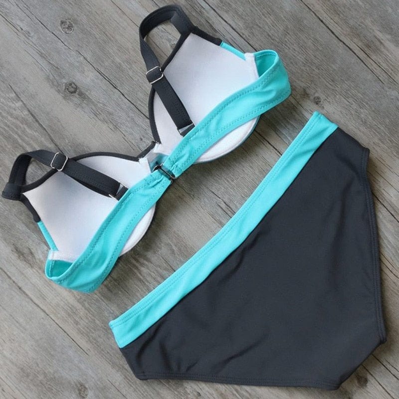cudo Swimsuits Lepus PUSH UP Two-Piece Swimsuit with Top