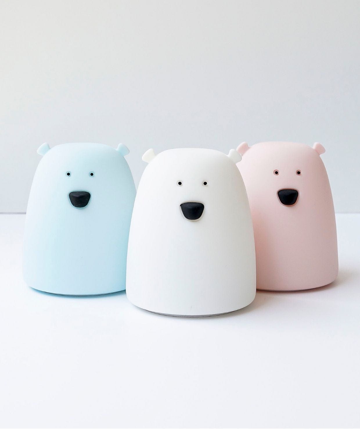 Rabbit & Friends Little Bear Silicone Lamp - Pink