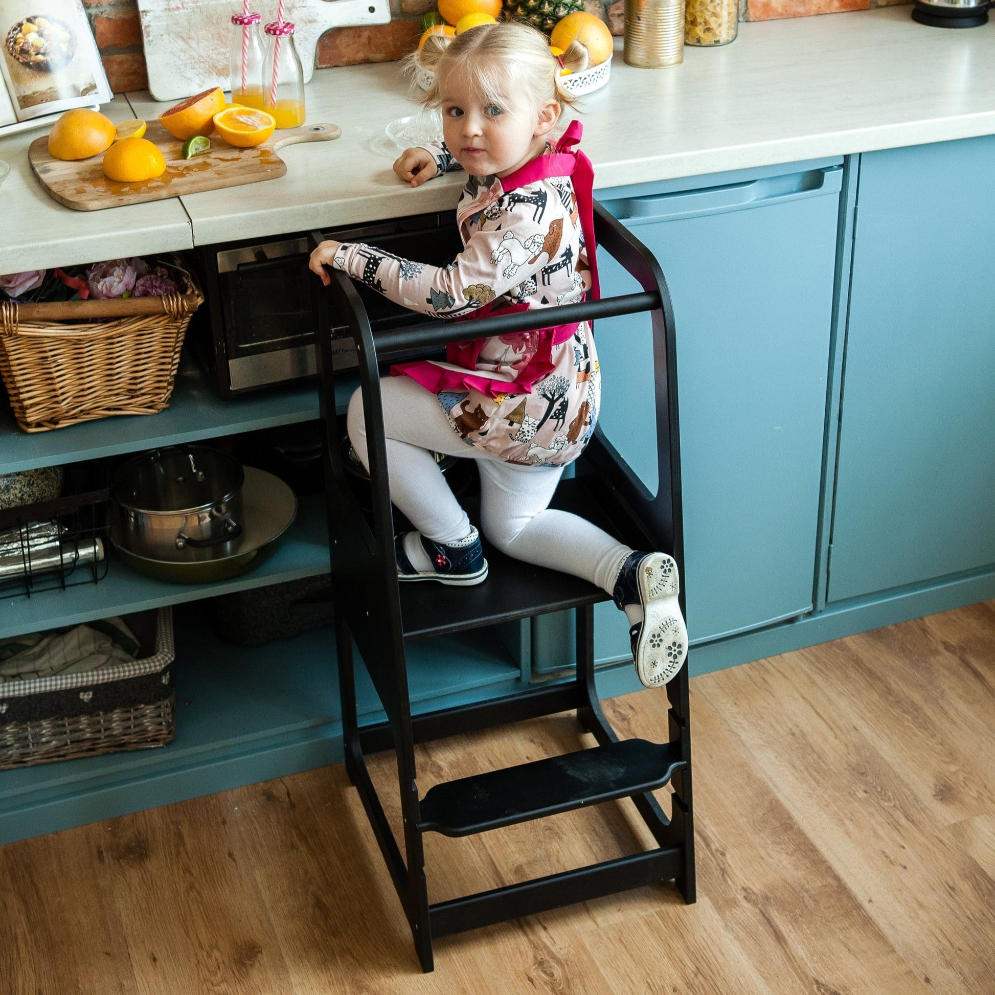 Montessori House Bed Montessori Helper Tower Step Stool