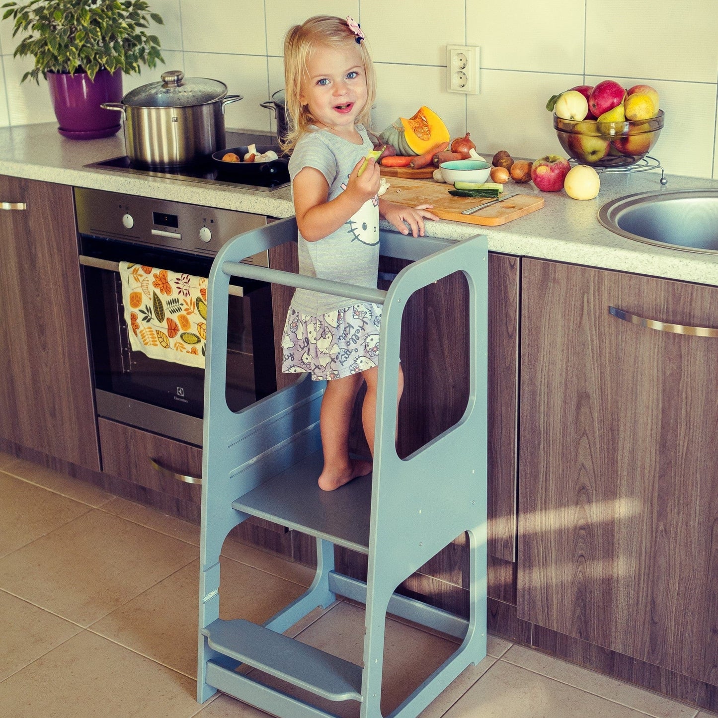 Montessori House Bed Montessori Helper Tower Step Stool