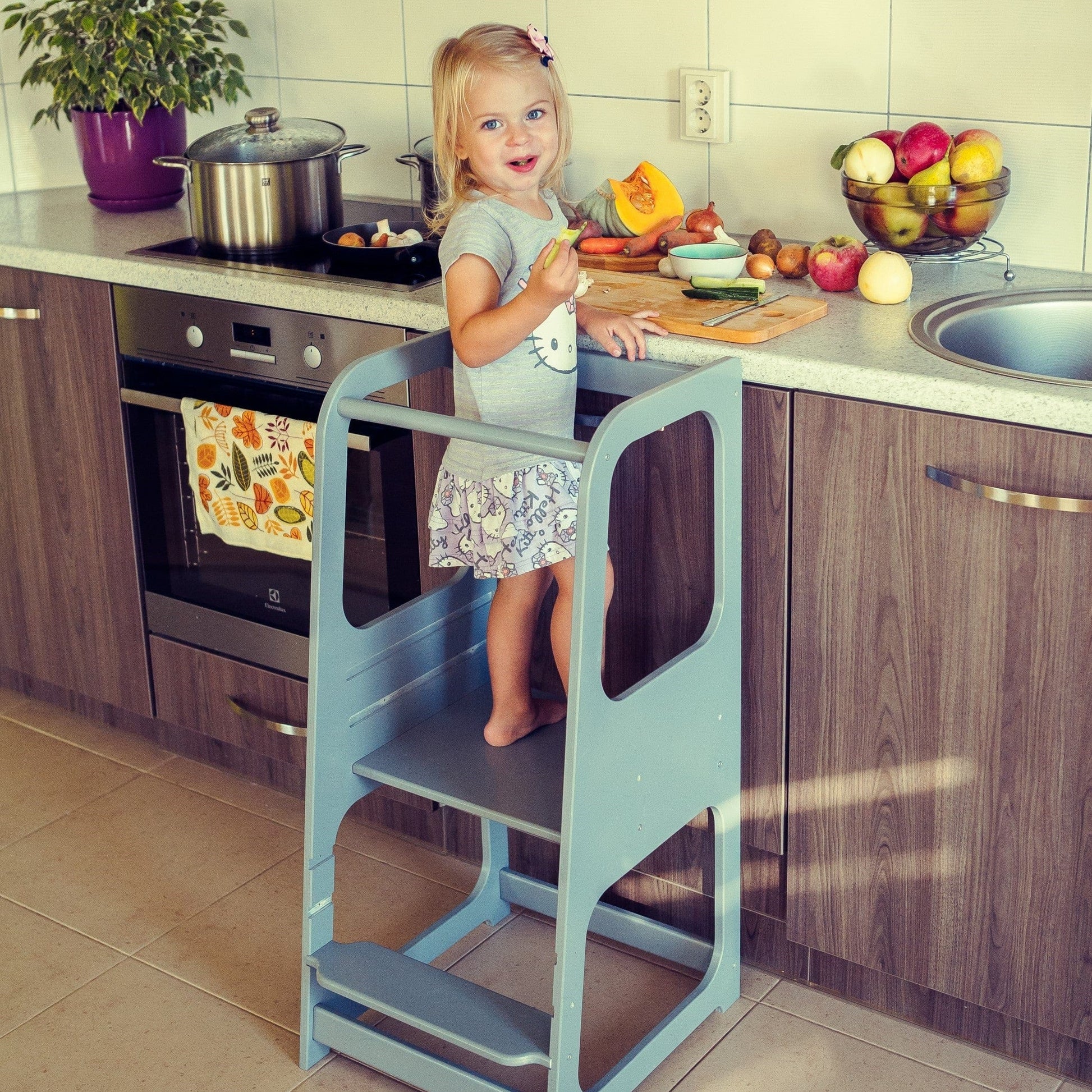Montessori House Bed Montessori Helper Tower Step Stool