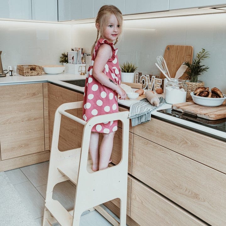 Montessori House Bed Montessori Helper Tower Step Stool
