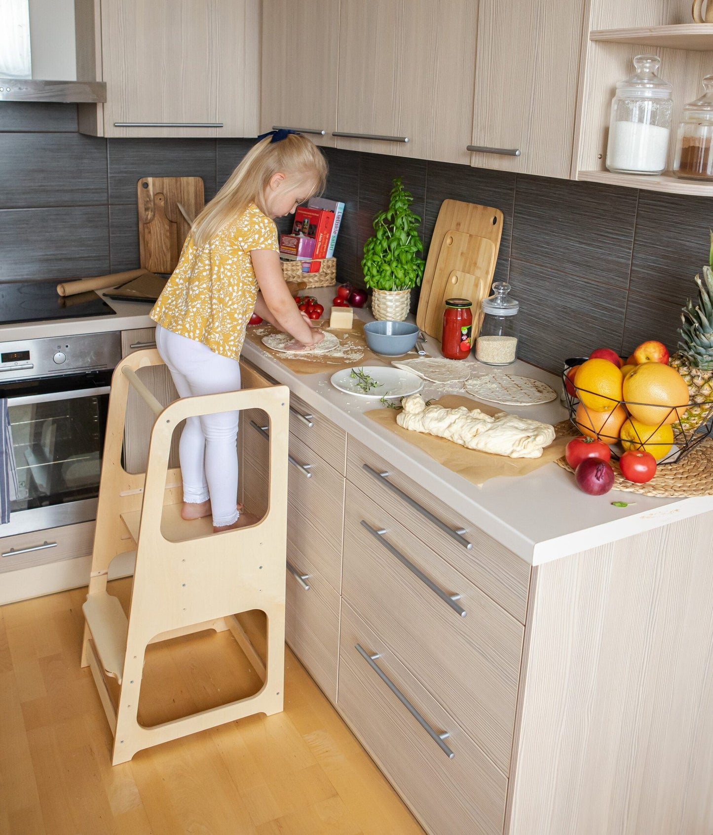 Montessori House Bed Montessori Helper Tower Step Stool