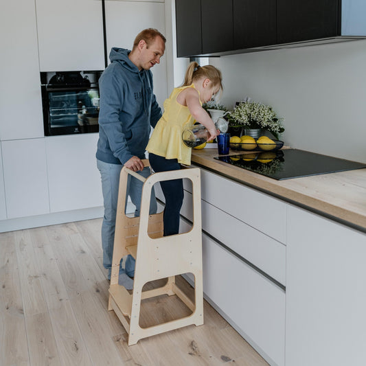 Montessori House Bed Montessori Helper Tower Step Stool