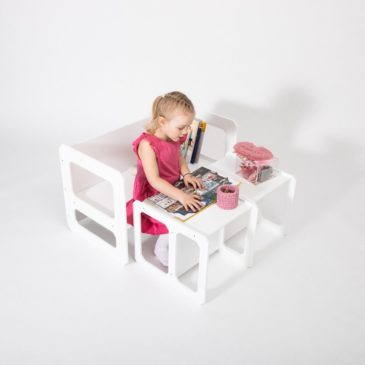 Montessori House Bed Montessori Weaning Table and Chair Set - with 2 Chairs