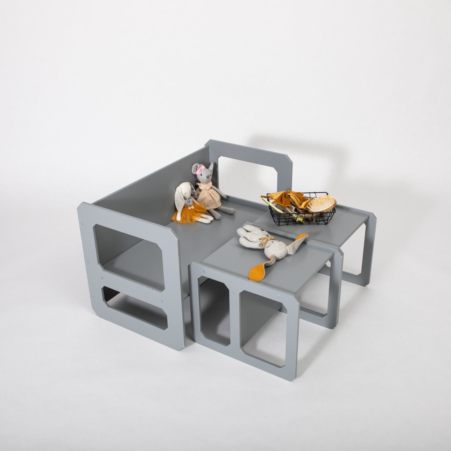 Montessori House Bed Montessori Weaning Table and Chair Set - with 2 Chairs
