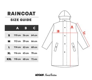 Moomin by NordicBuddies Moomin Adventure Rain Jacket - Dark Green
