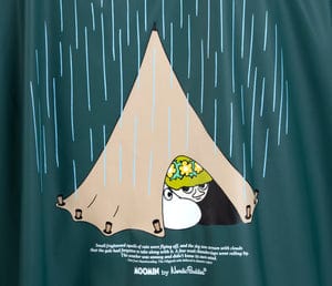 Moomin by NordicBuddies Moomin Adventure Rain Jacket - Dark Green
