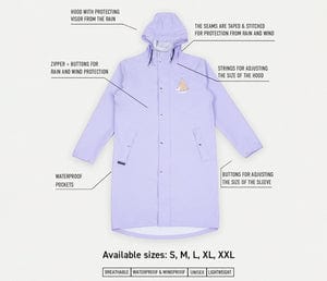 Moomin by NordicBuddies Moomin Adventure Rain Jacket - Dark Green