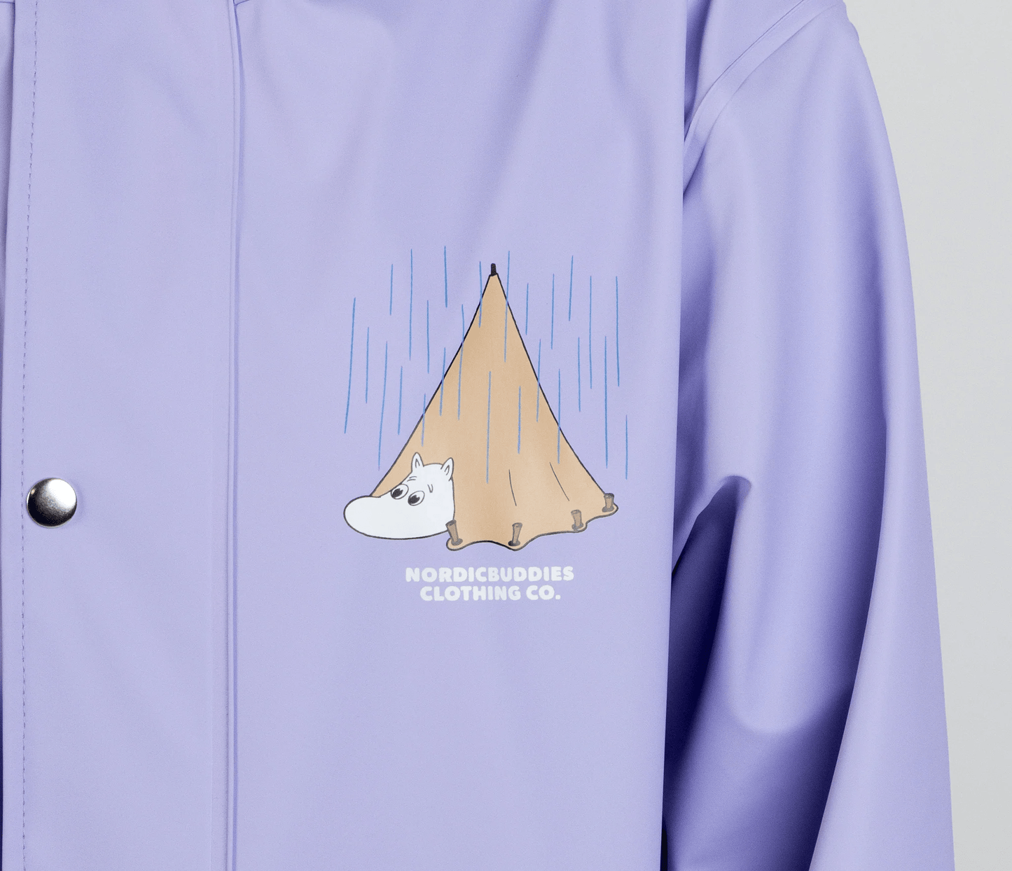 Moomin by NordicBuddies Moomin Adventure Rain Jacket - Lilac