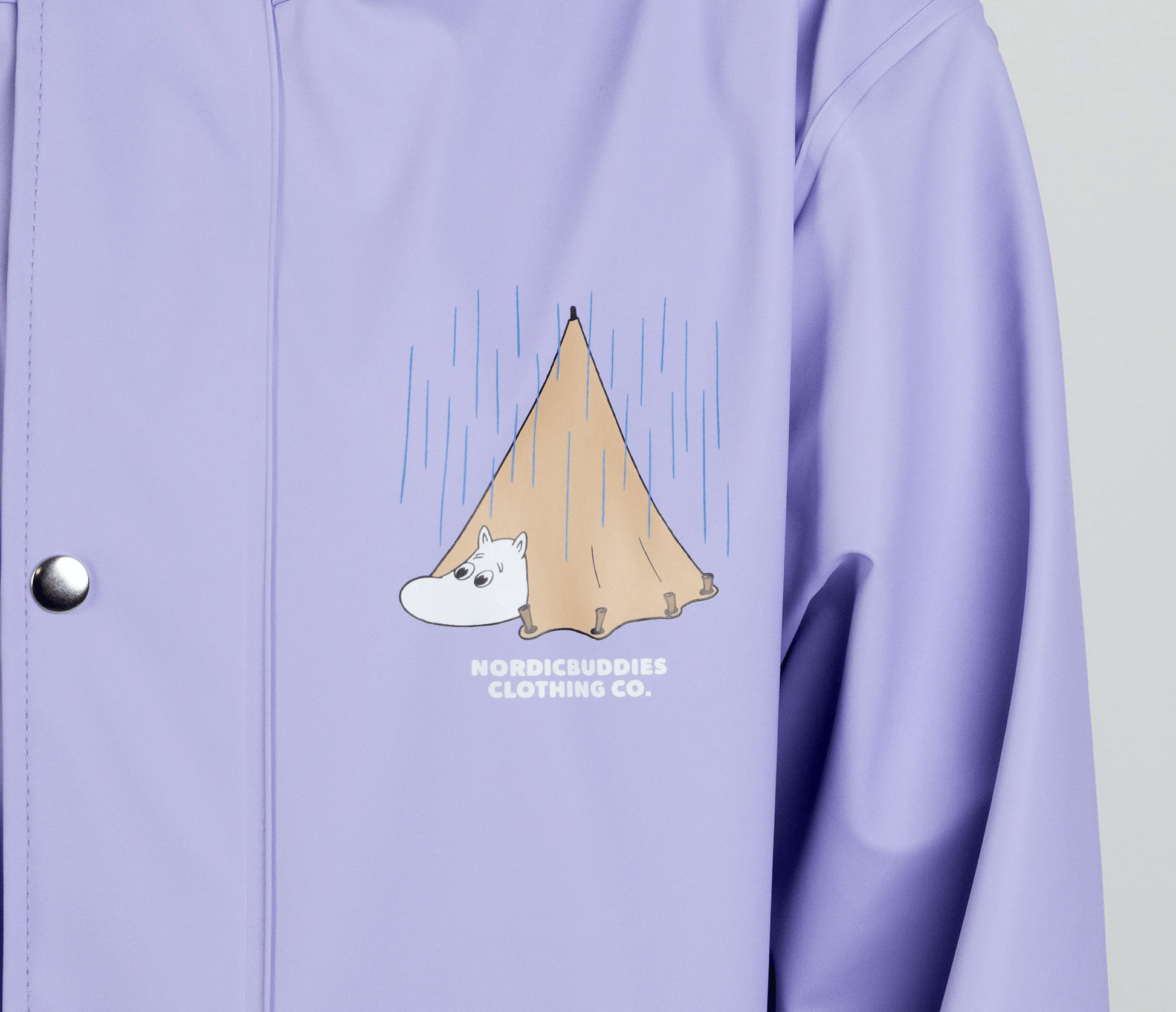 Moomin by NordicBuddies Moomin Adventure Rain Jacket - Lilac