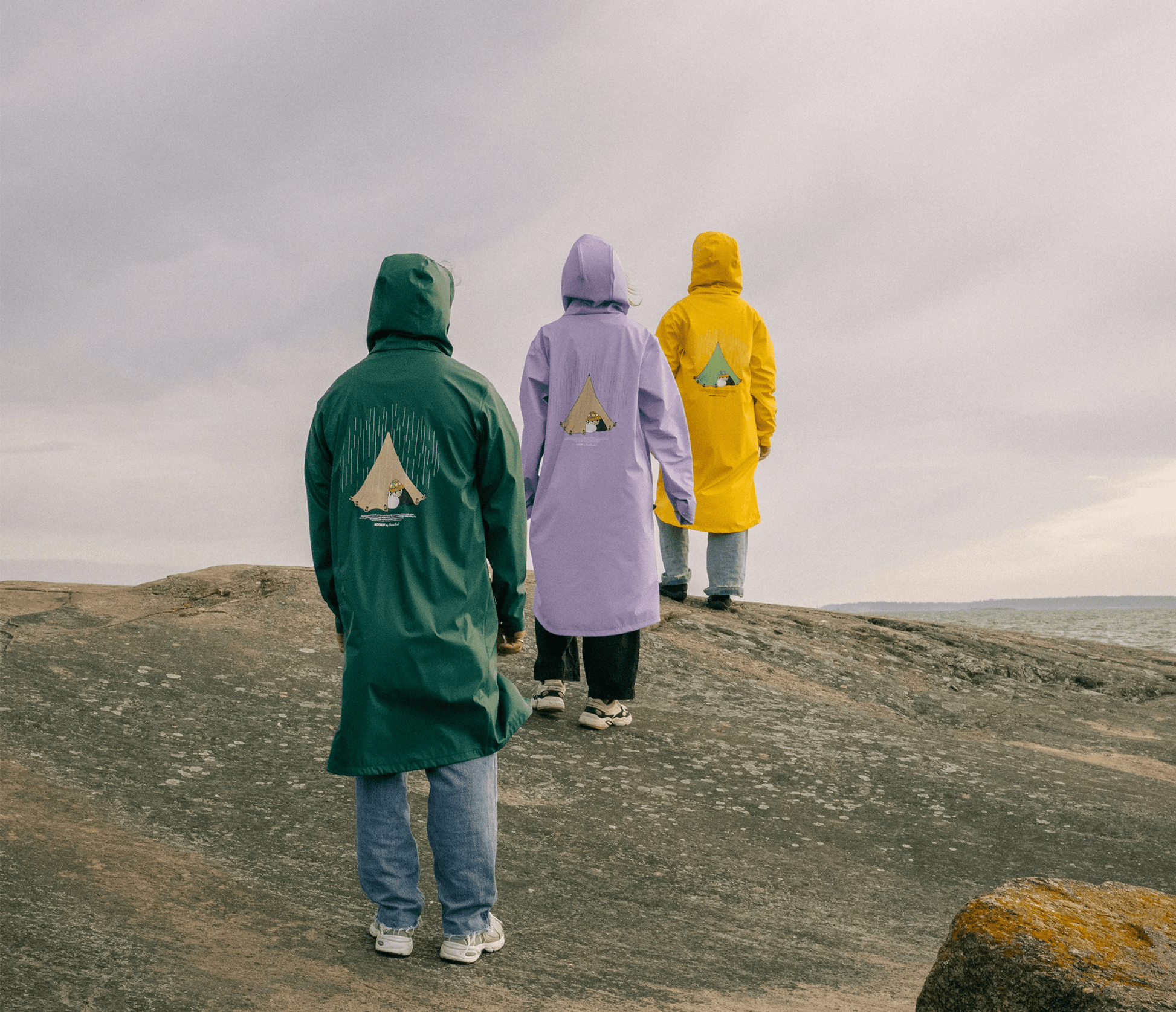Moomin by NordicBuddies Moomin Adventure Rain Jacket - Lilac