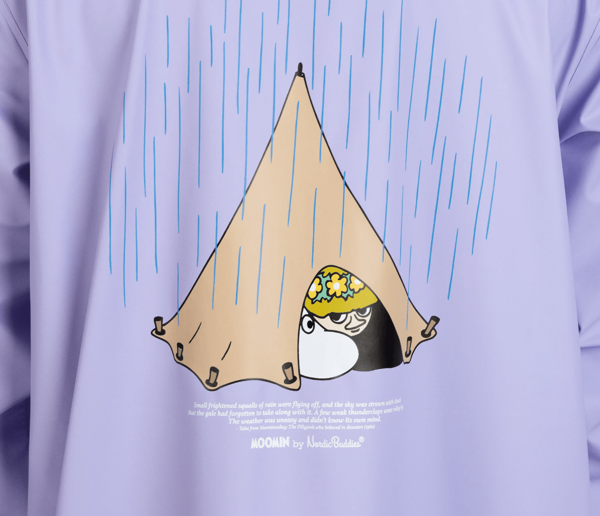 Moomin by NordicBuddies Moomin Adventure Rain Jacket - Lilac