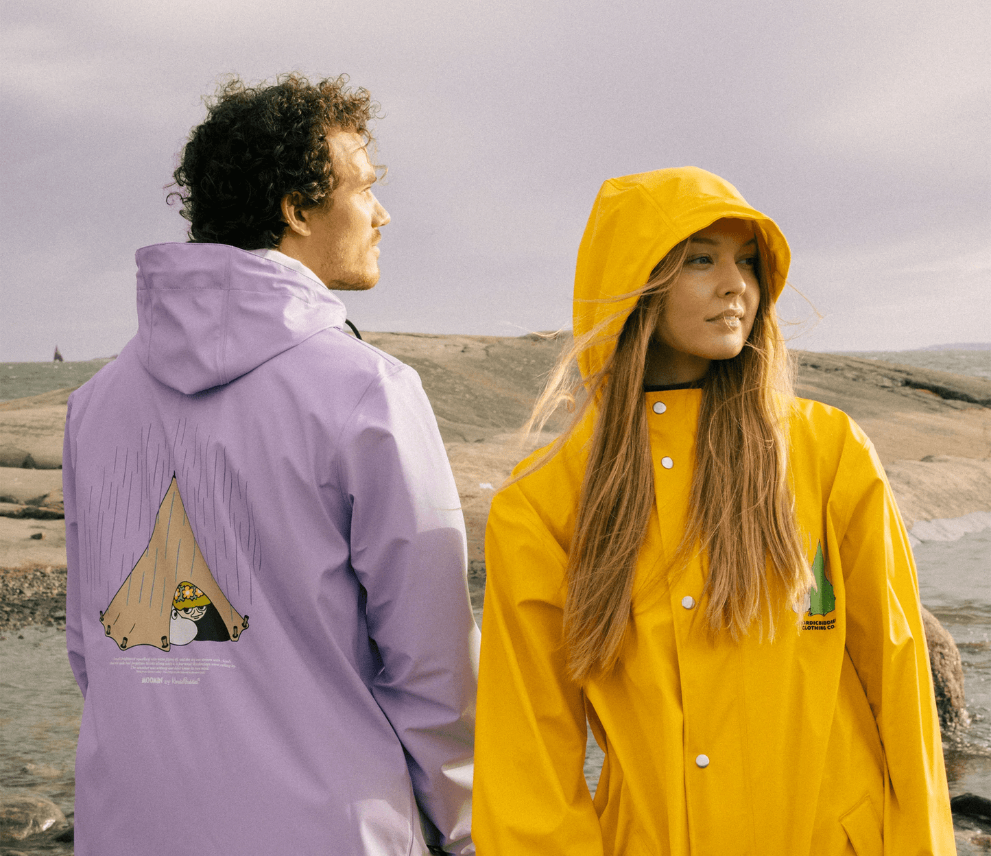 Moomin by NordicBuddies Moomin Adventure Rain Jacket - Lilac