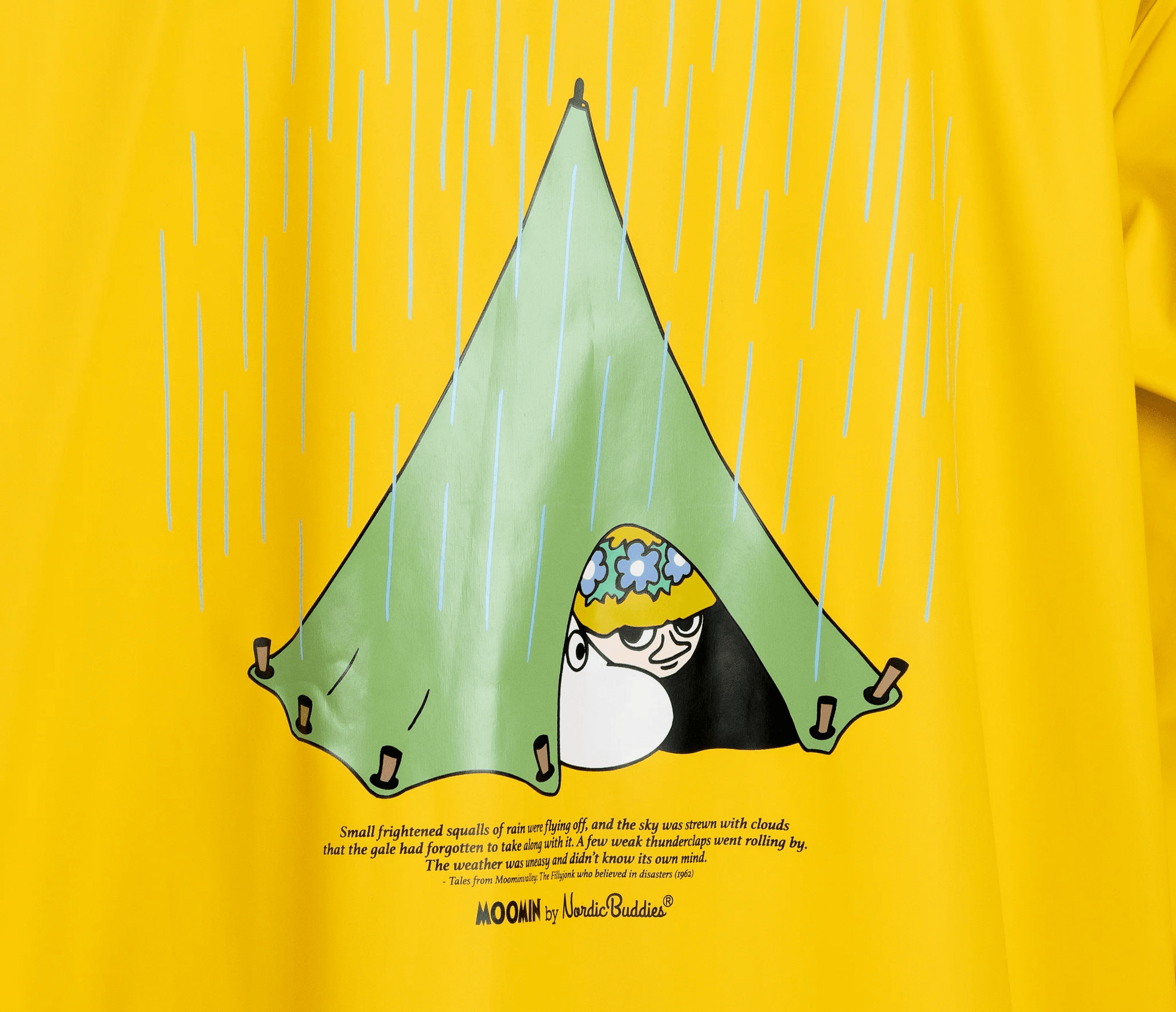 Moomin by NordicBuddies Moomin Adventure Rain Jacket - Yellow