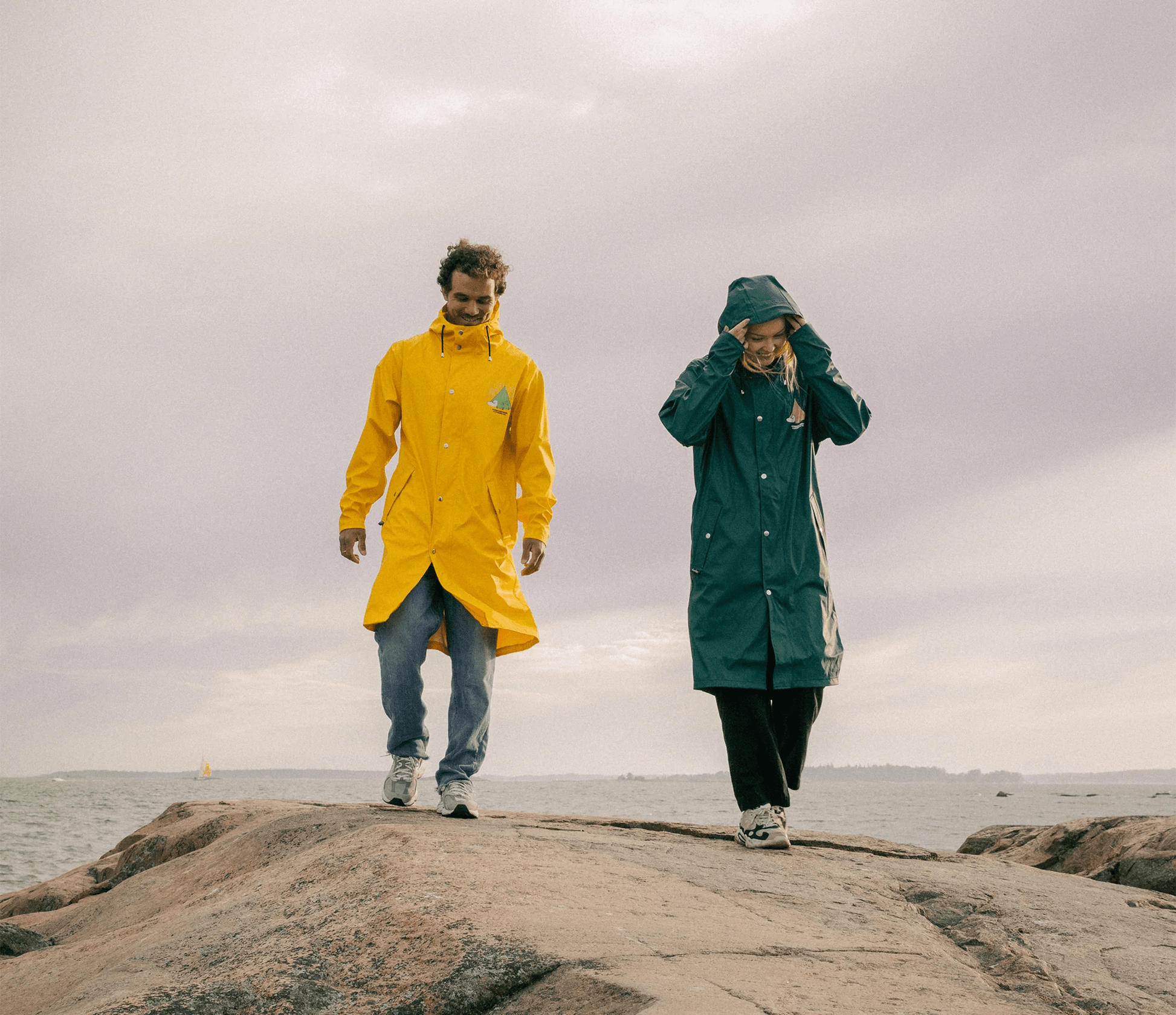 Moomin by NordicBuddies Moomin Adventure Rain Jacket - Yellow