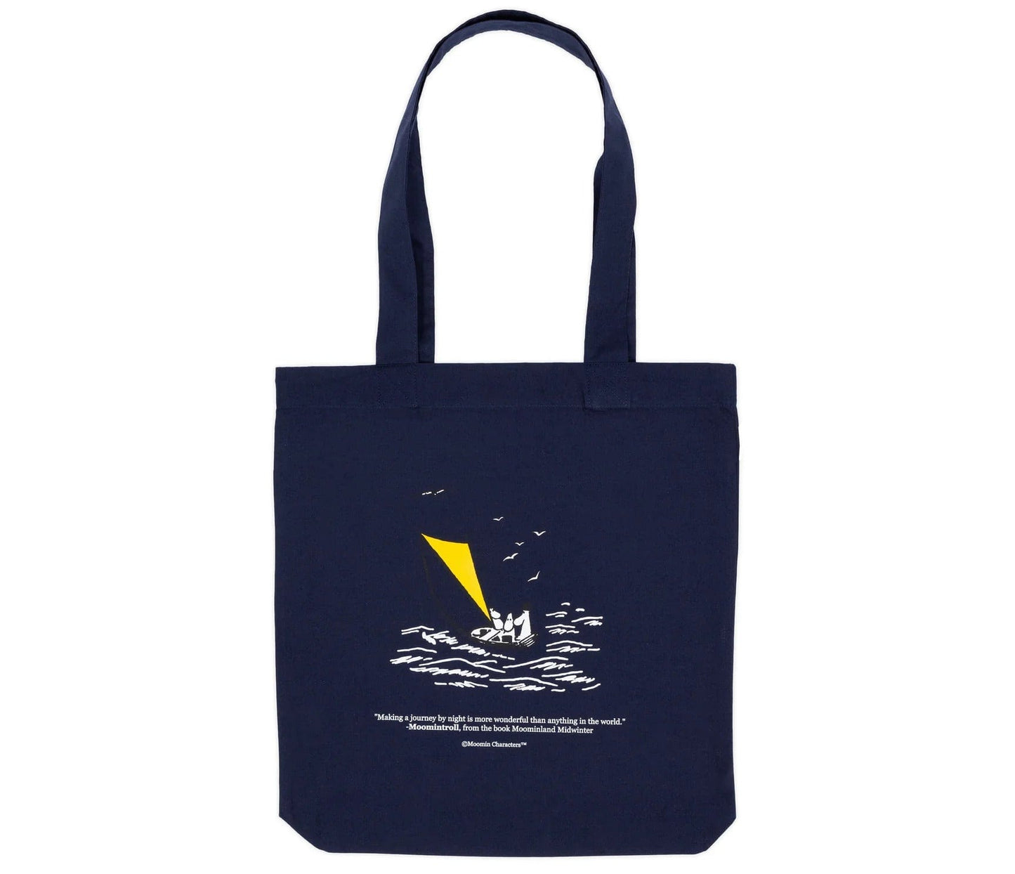 Moomin by NordicBuddies Moominpappa at Sea Tote Bag - Navy Blue