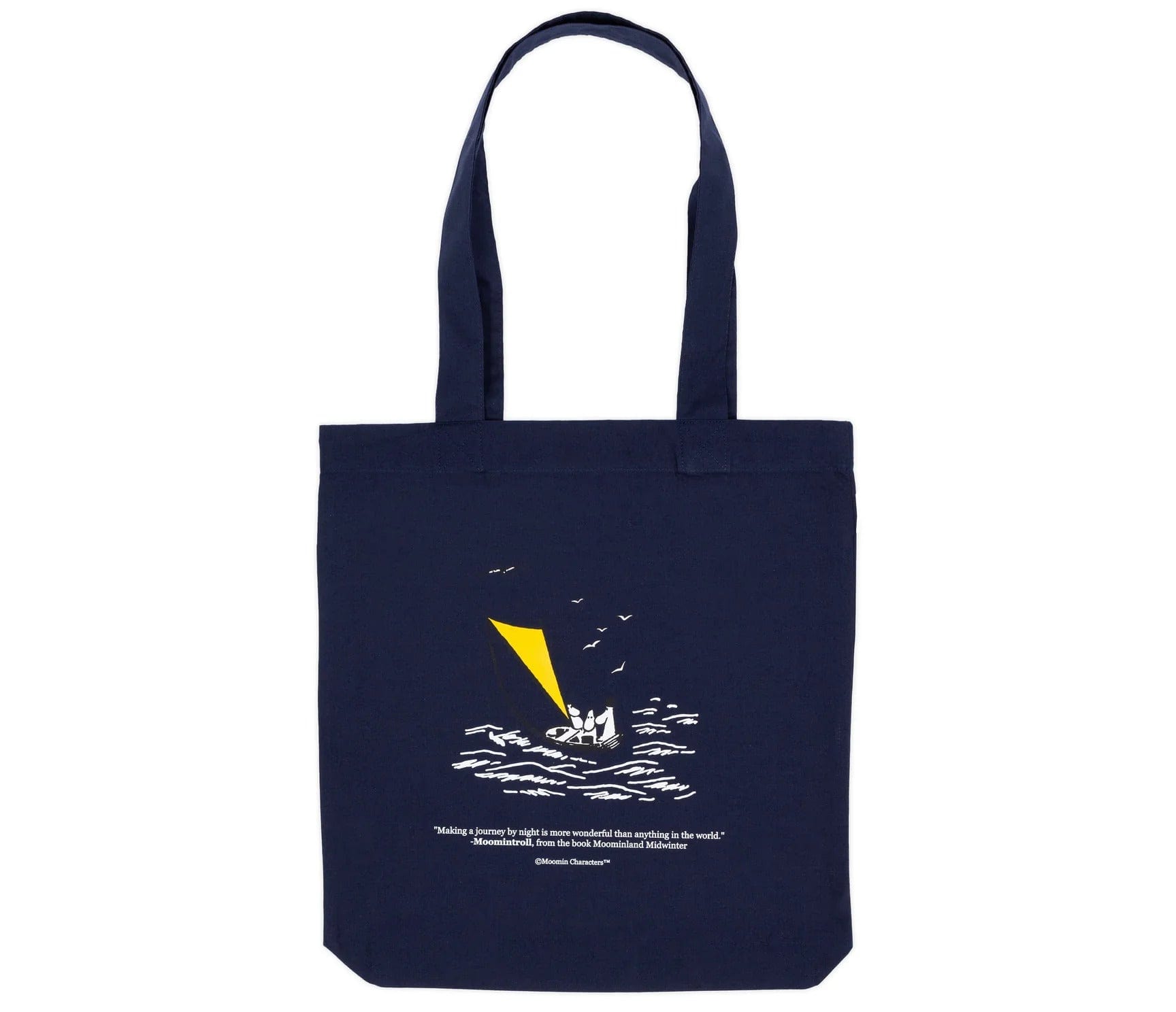 Moomin by NordicBuddies Moominpappa at Sea Tote Bag - Navy Blue
