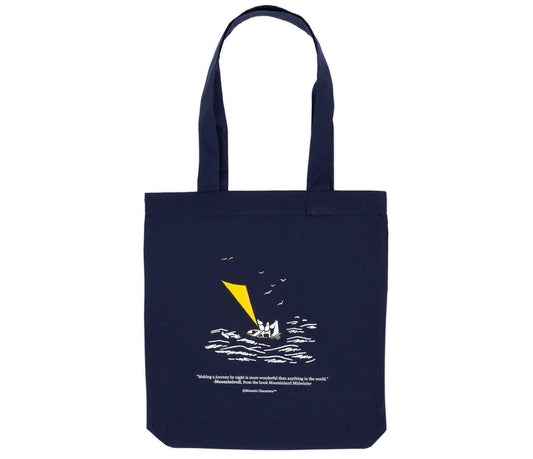 Moomin by NordicBuddies Moominpappa at Sea Tote Bag - Navy Blue