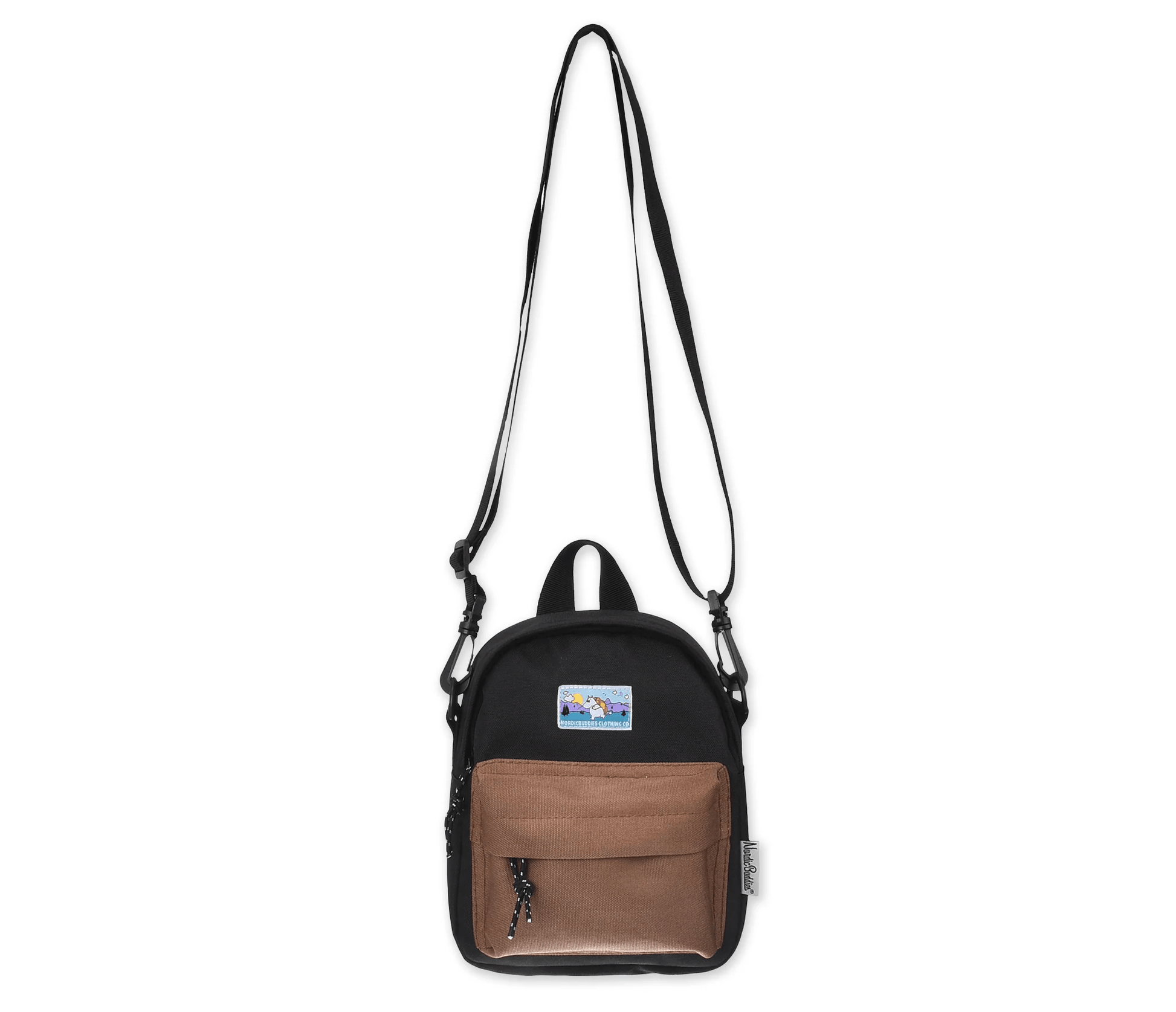 Moomin by NordicBuddies Moomintroll Adventure Cross Body Bag - Black and Brown