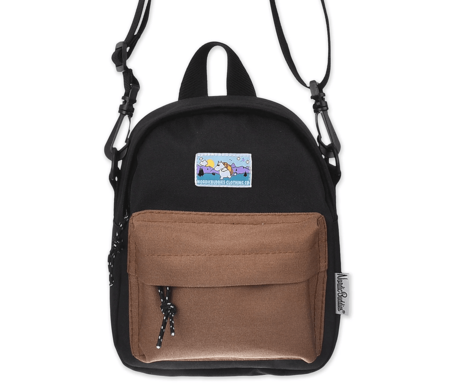 Moomin by NordicBuddies Moomintroll Adventure Cross Body Bag - Black and Brown