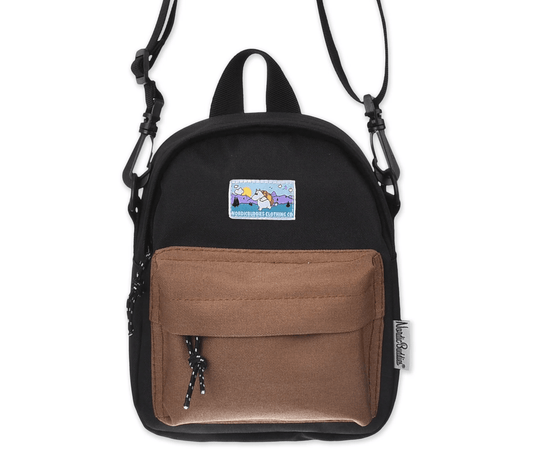 Moomin by NordicBuddies Moomintroll Adventure Cross Body Bag - Black and Brown