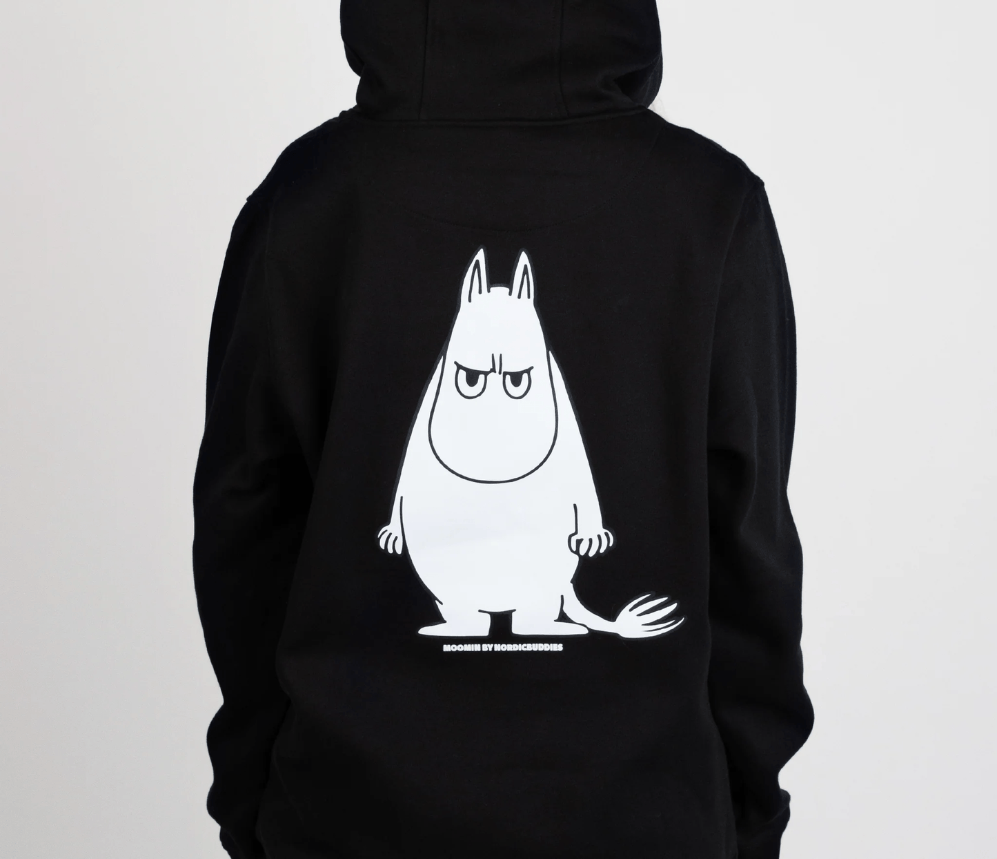 Moomin by NordicBuddies Moomintroll's Temper Hoodie Unisex - Black