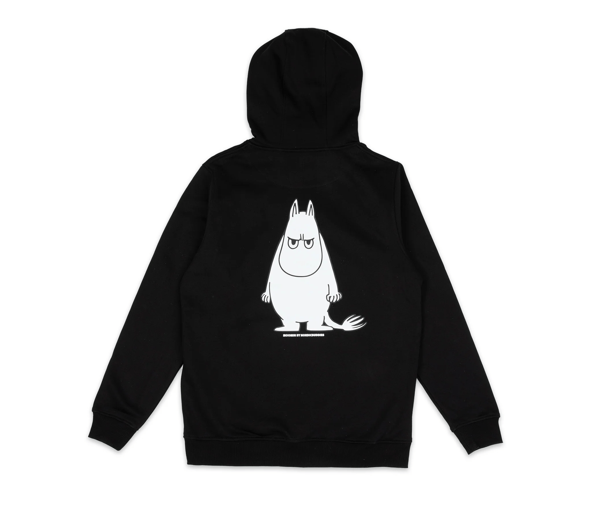 Moomin by NordicBuddies Moomintroll's Temper Hoodie Unisex - Black