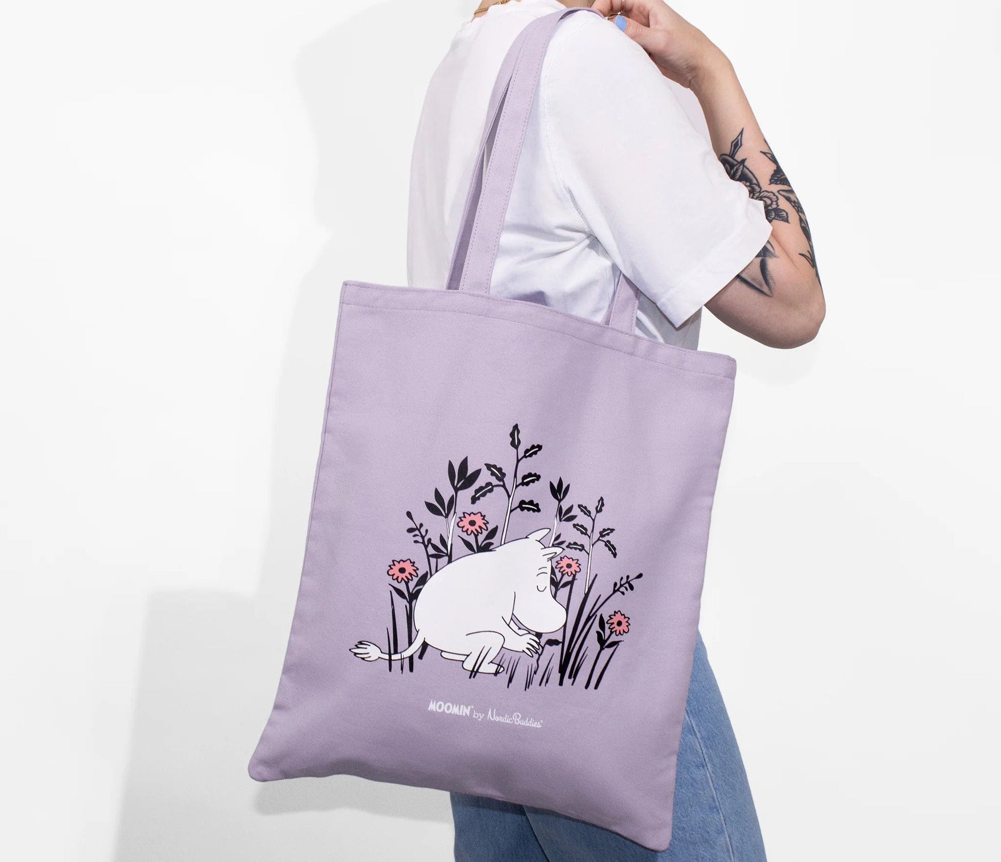Moomin by NordicBuddies Moomintroll Tote Bag - Purple