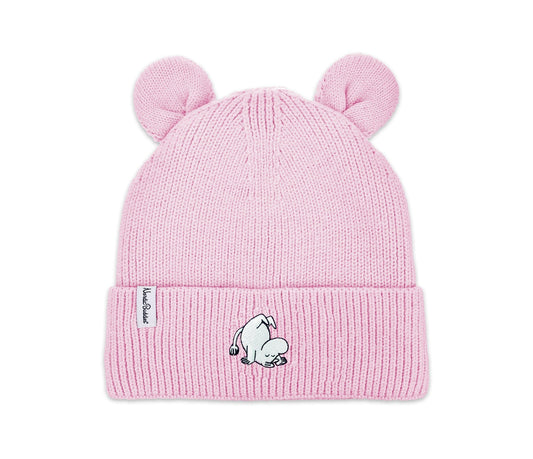 Moomin by NordicBuddies Moomintroll Winter Hat With Ears for Kids - Pink